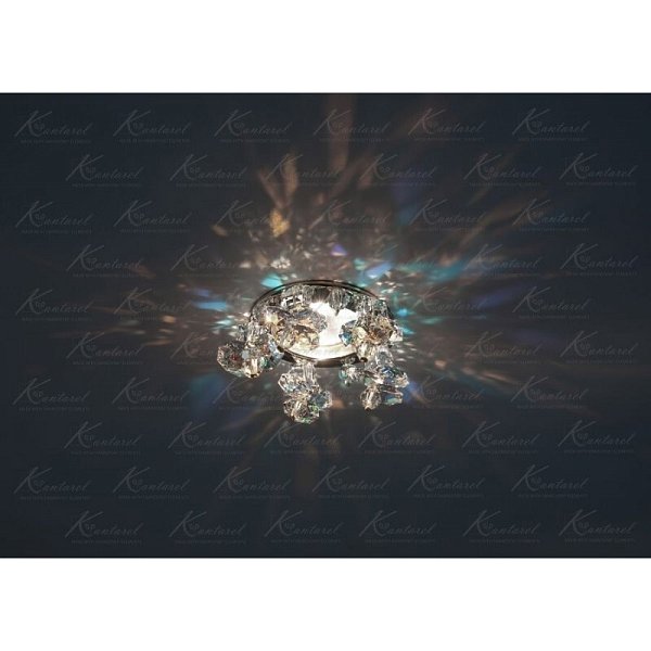 Встраиваемый светильник Kantarel Twisted Bell CD 017.3.1AB crystal AB