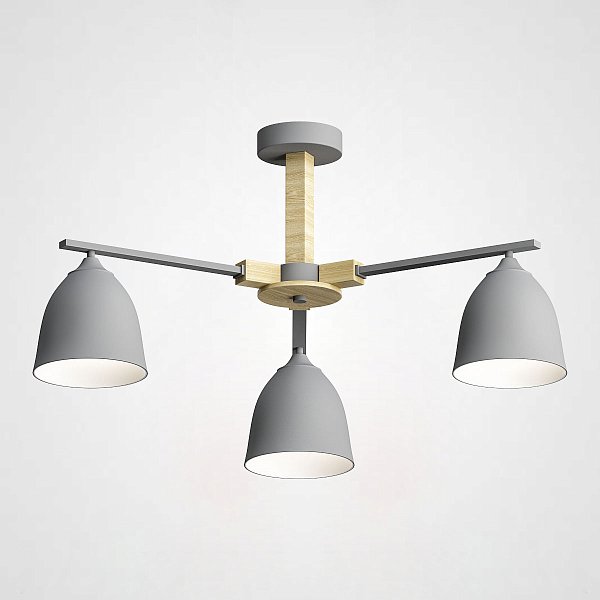 Потолочная Люстра Noa 3 Gray By Imperiumloft By Imperiumloft