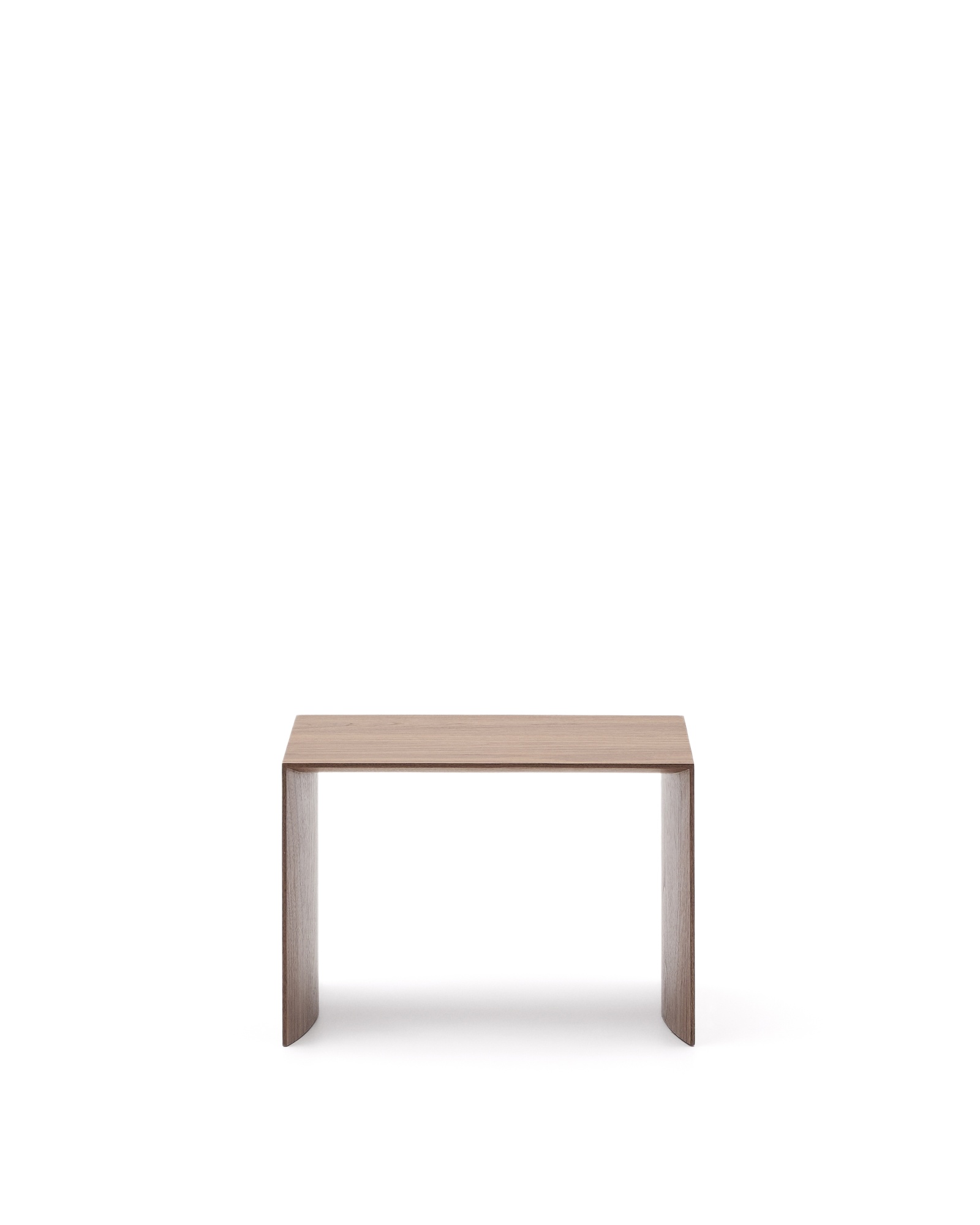 Litto Приставной столик из шпона ореха натурального цвета 55 x 40 см La Forma (ex Julia Grup)