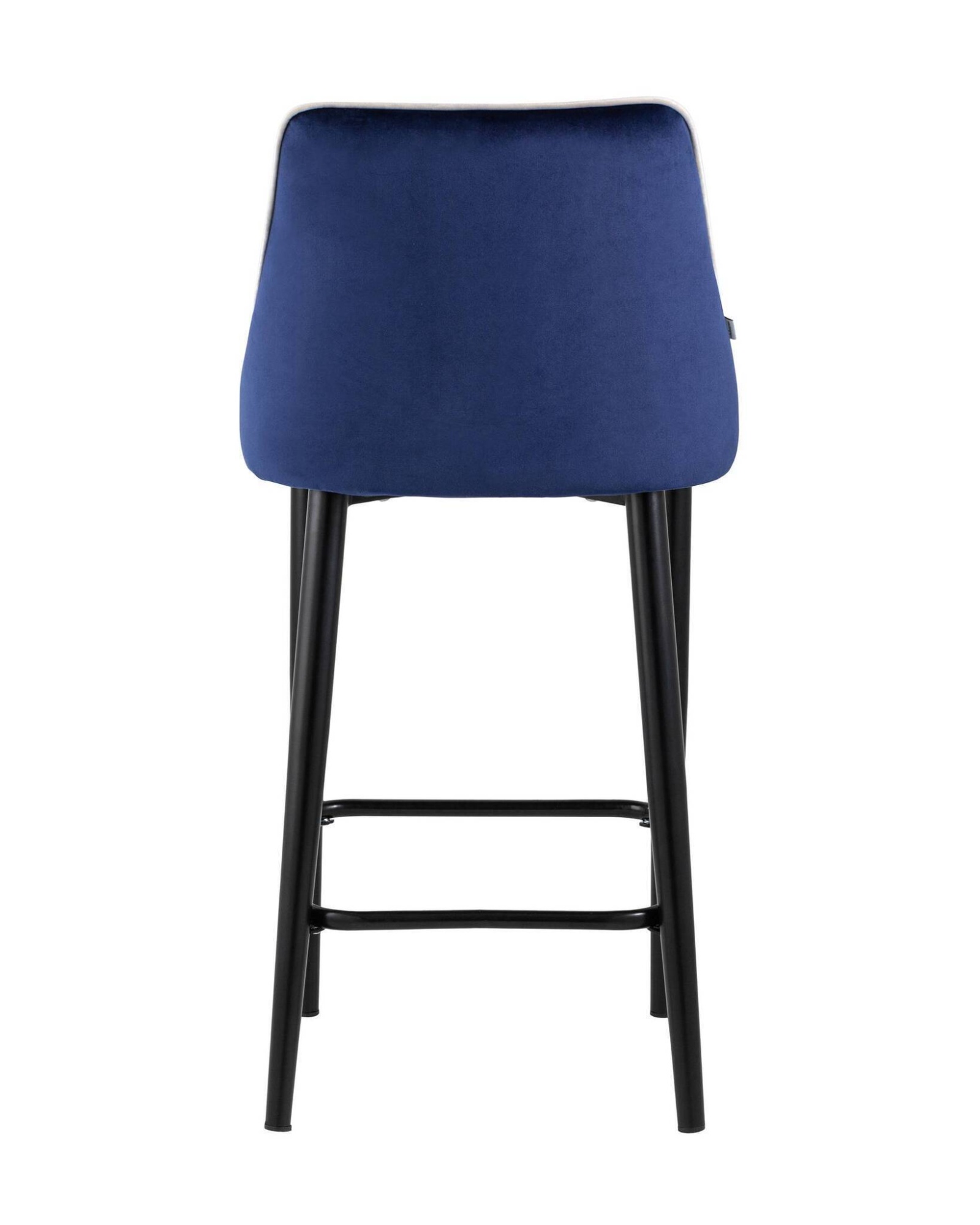Стул полубарный Коби велюр синий Stool Group
