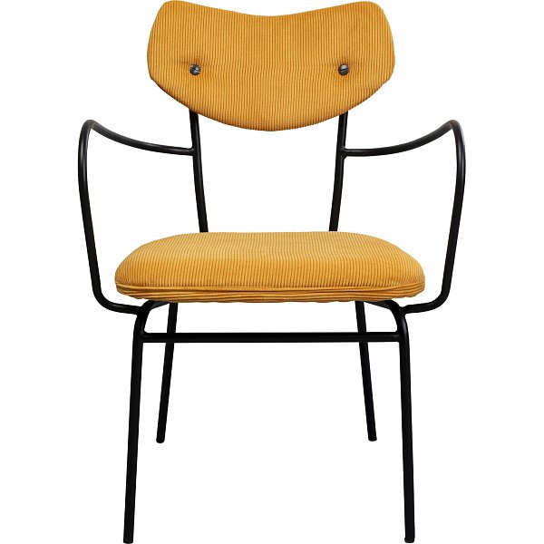 Стул с подлокотниками Viola Yellow KARE 87469