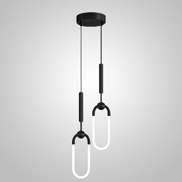 Подвесной светильник FINNUR DUO A H30 Black by ImperiumLoft