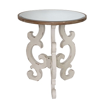 Столик интерьерный с зеркальной столешницей Glasar SA80183-DS