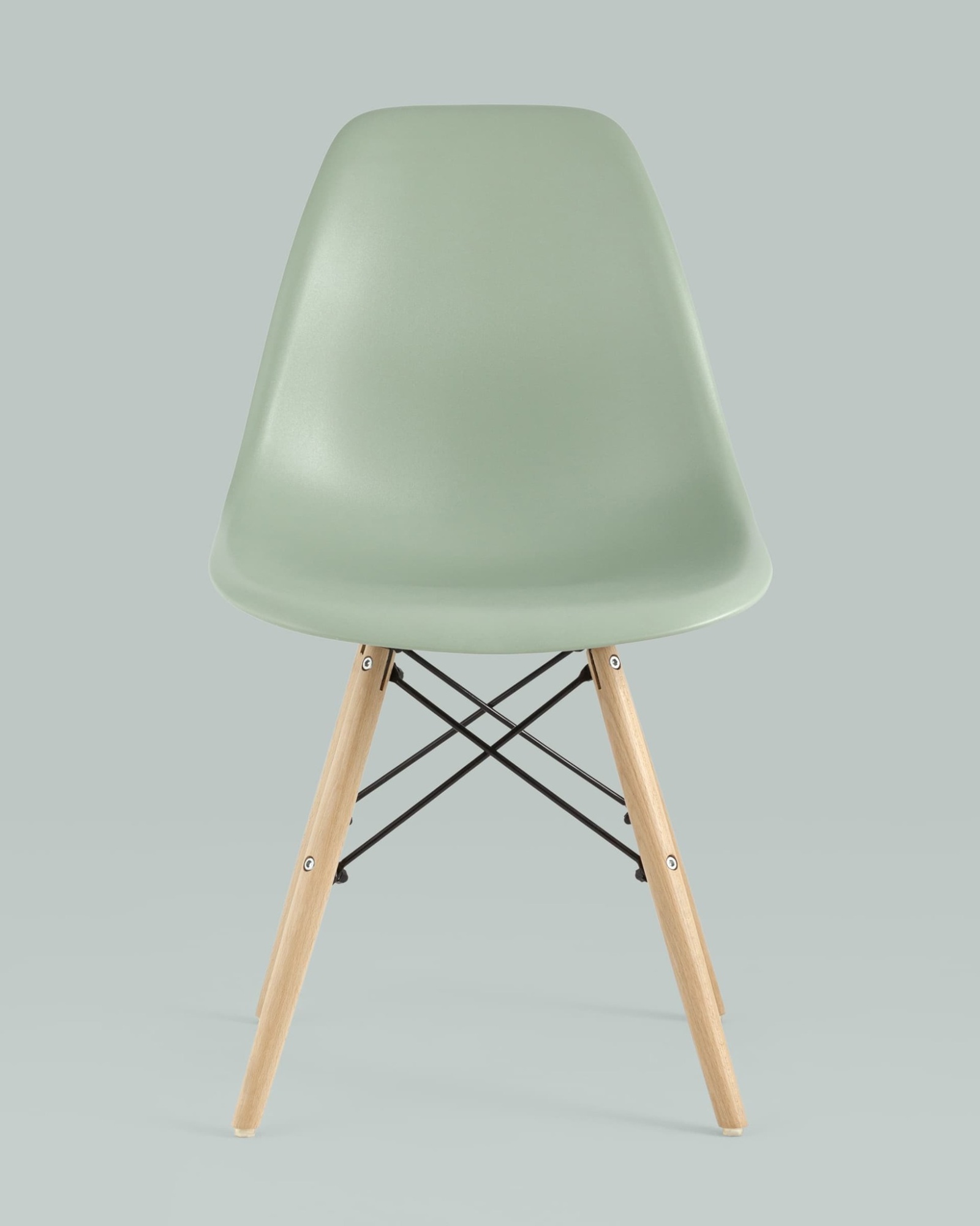 Стул DSW серо-зеленый x4 Stool Group