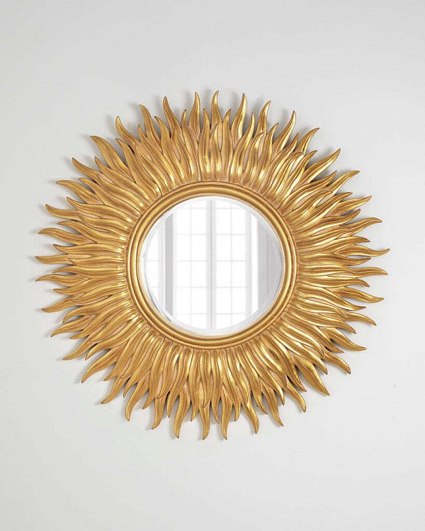 Зеркало в золотой раме Фелиция Louvre Home LH020G