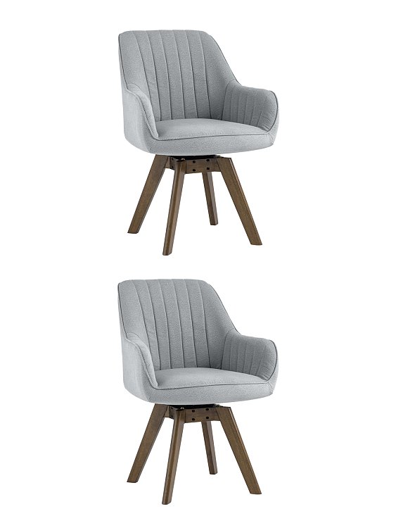 Стул вращающийся MANS NEW серый 2 шт Stool Group