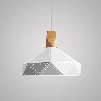 Подвесной светильник EDGE D30 B White by ImperiumLoft