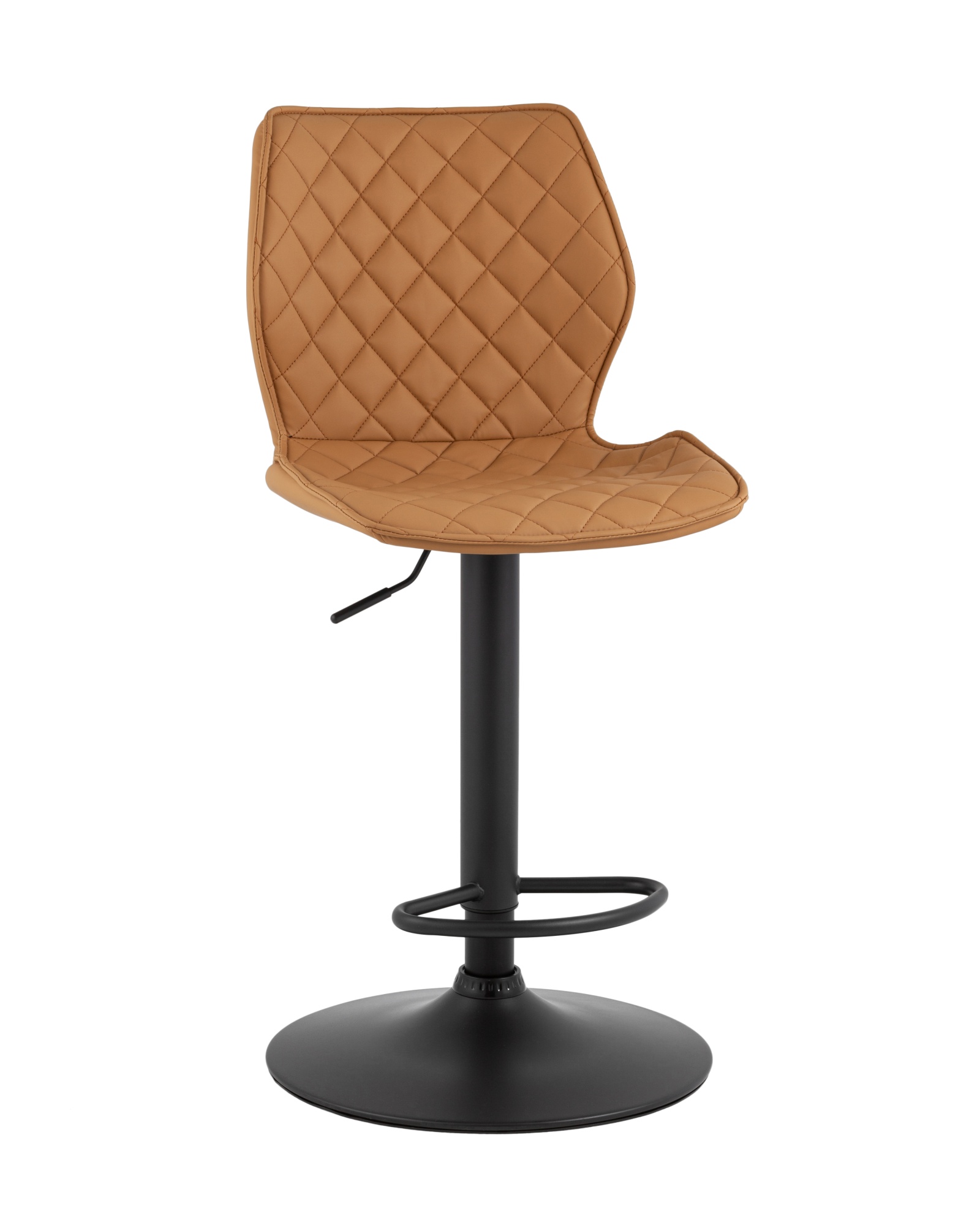 Стул барный Dome экокожа коричневый Stool Group