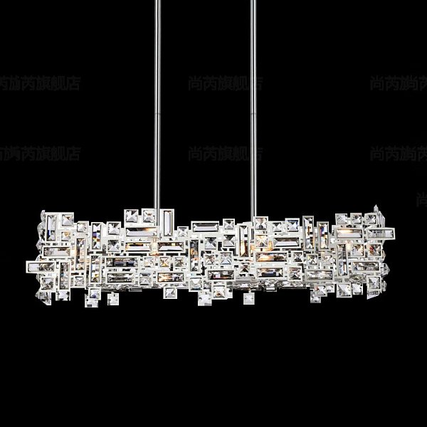 Реечный, рядный светильник MILLARD L120 Chrome by ImperiumLoft