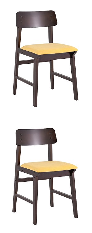 Стул ODEN NEW желтый 2 шт, Stool Group