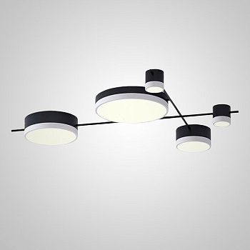 Потолочная люстра CHUTE B Black White by ImperiumLoft