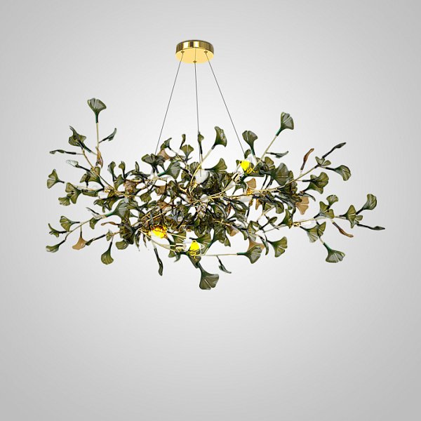 Подвесная люстра ELLING A L80 Green by ImperiumLoft