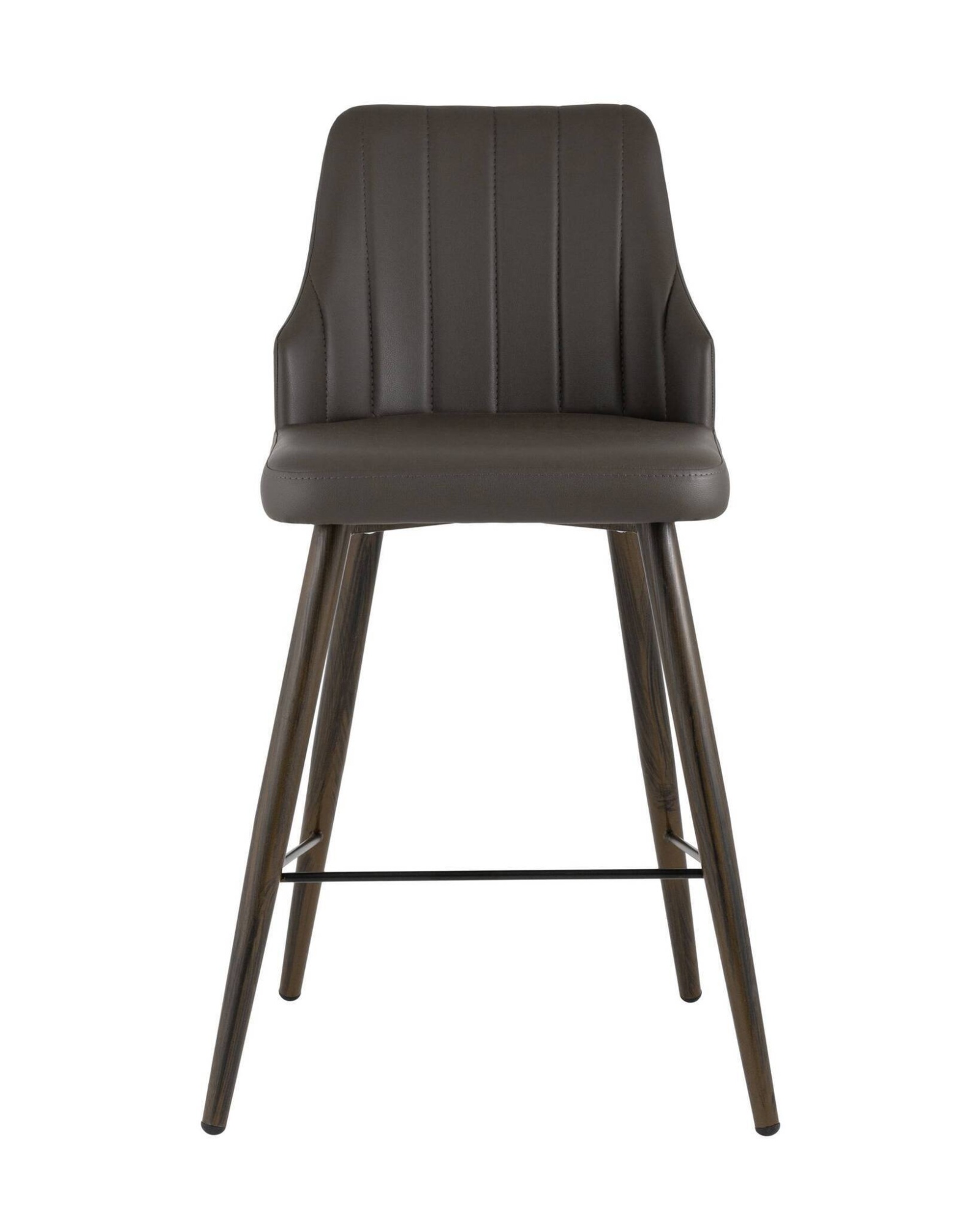 Стул полубарный Коналл экокожа таупе Stool Group