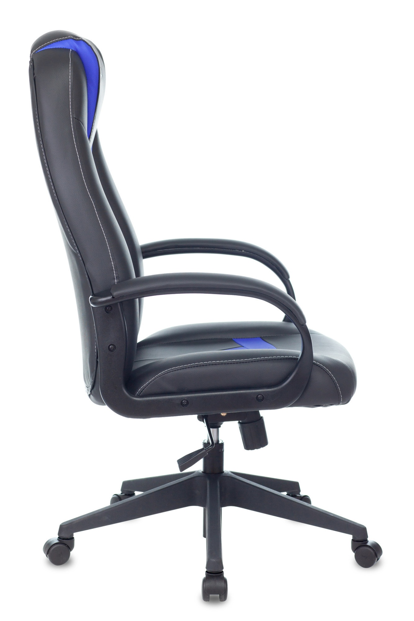 Кресло игровое Zombie 8 черный/синий искусственная кожа крестовина пластик Stool Group