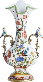 Ваза с птичками Glasar 31G2653/A1247HC/HX2145E