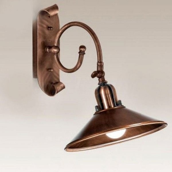 Настенный светильник Cremasco 0385/1AP-CON-BR