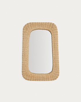 Зеркало из ротанга Zilna 38 x 59 см La Forma (ex Julia Grup)
