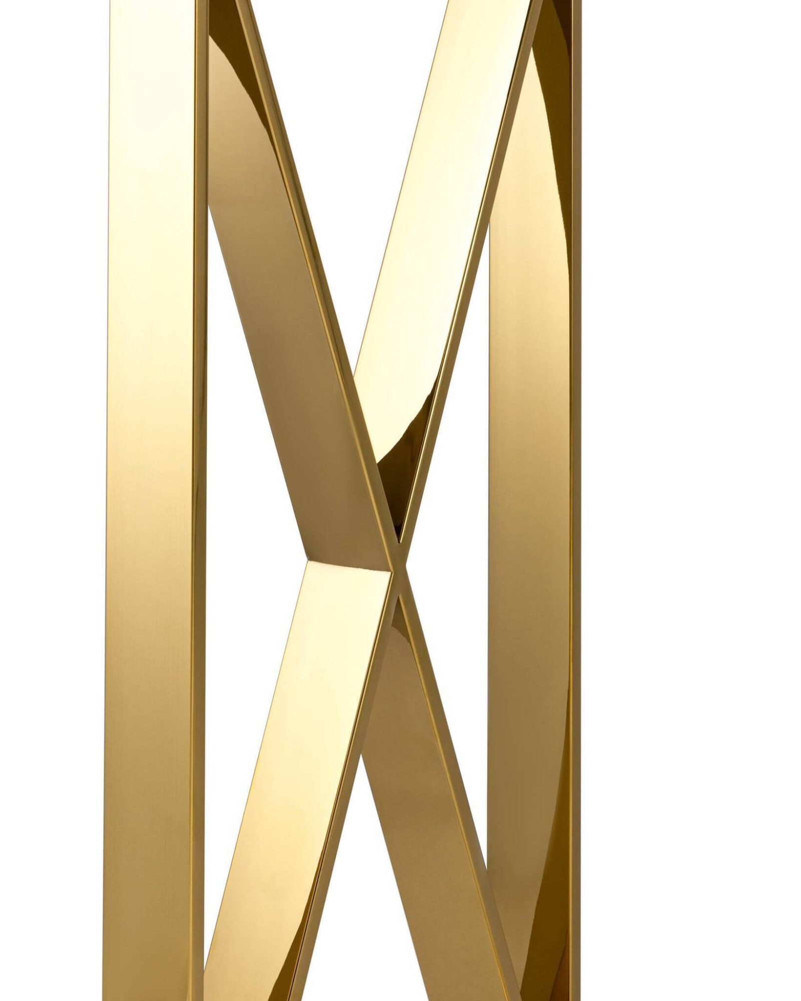 Консоль КРОСС 115*30 золото стекло smoke Stool Group