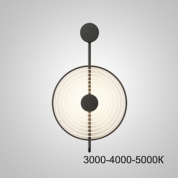 Настенный светильник WINDSOR Black Трехцветный свет by ImperiumLoft