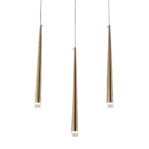 Подвесной светильник Delight Collection Aquitaine 3 gold