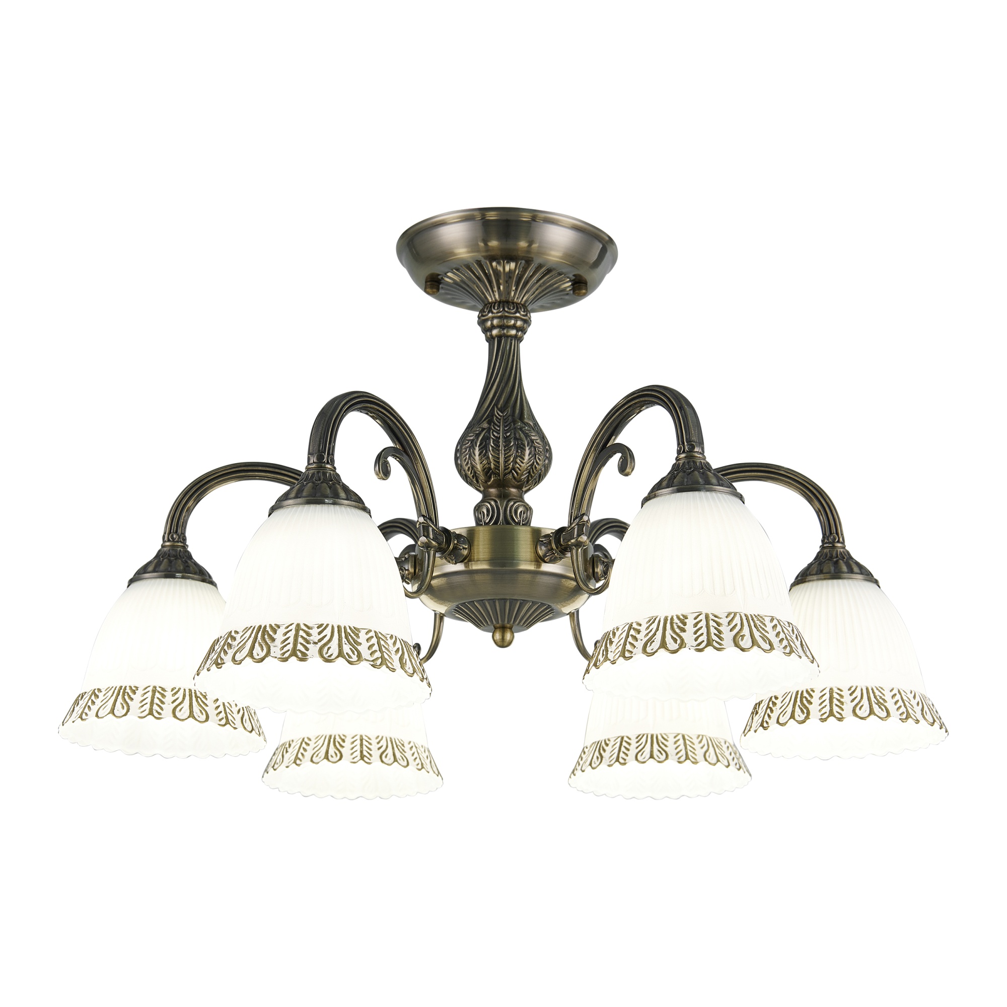 Люстра с плафонами 347410/6 AB Arte Milano