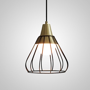 Подвесной светильник GRID4 D23 Black by ImperiumLoft