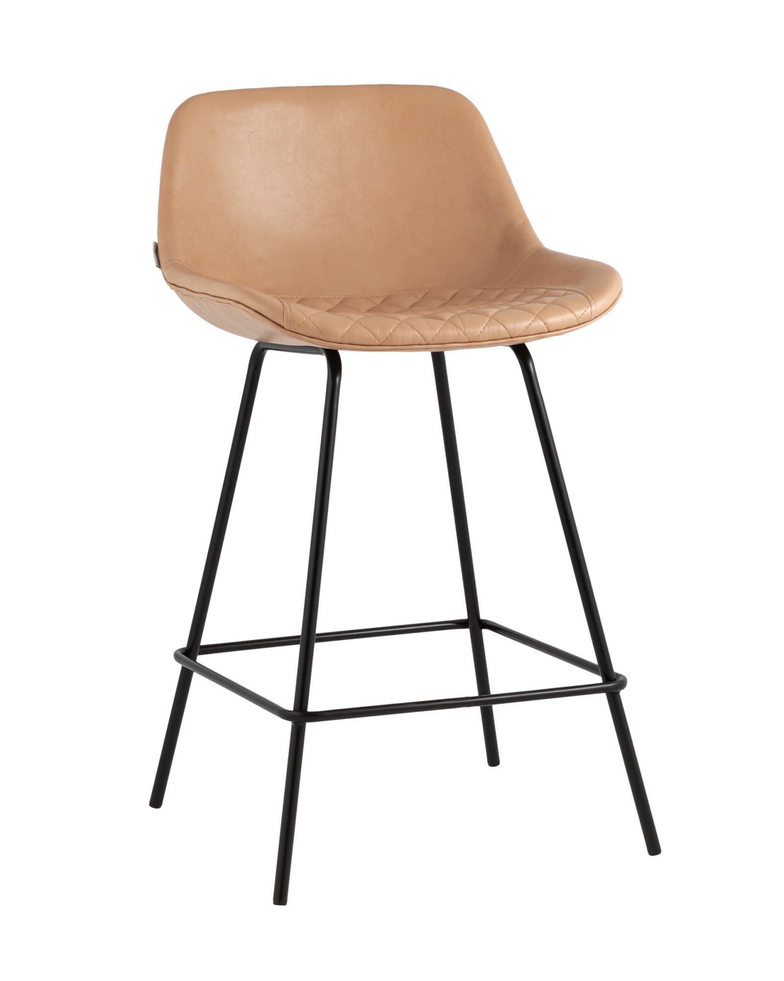 Стул полубарный Деймон экокожа бежевый Stool Group