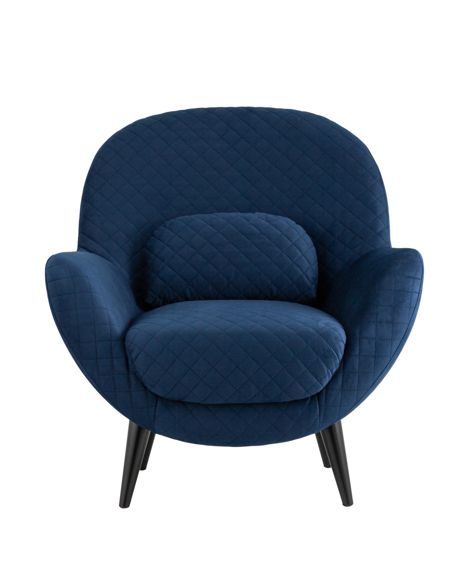 Кресло Карл велюр тёмно-синий Stool Group