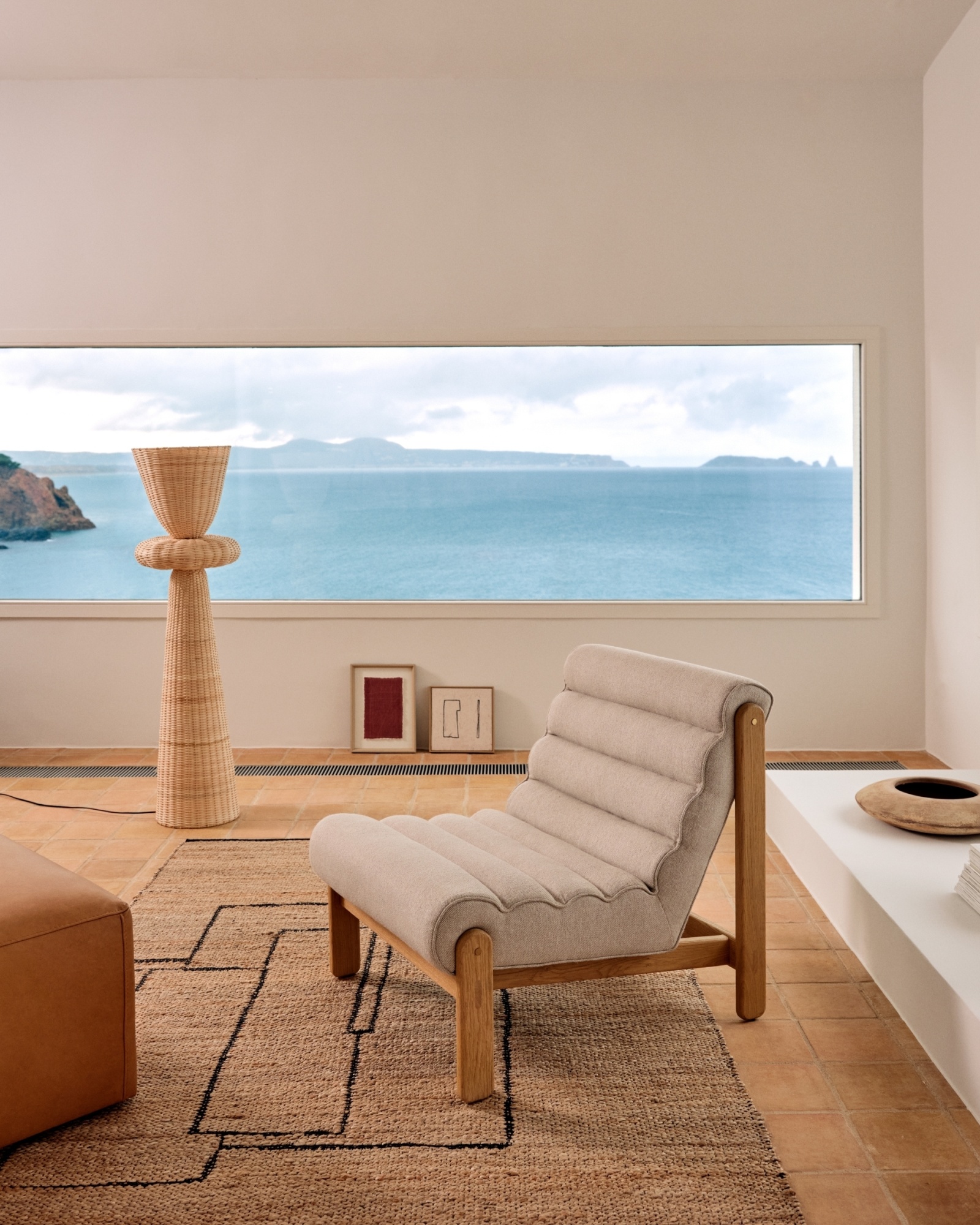 Ковер Velira из джута с графическим рисунком 160 x 230 см La Forma (ex Julia Grup)