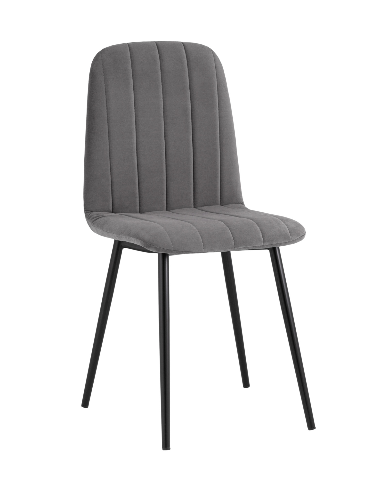 Стул Easy велюр темно-серый Stool Group