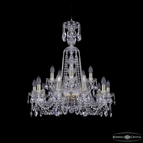 Люстра хрустальная 1402/10+5/240/XL-77 G