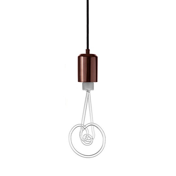 Подвесной светильник Seletti T-Holder Twist White 10699+07699_TRA
