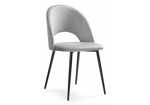 Стул Woodville Ирре confetti silver серый / черный 464204