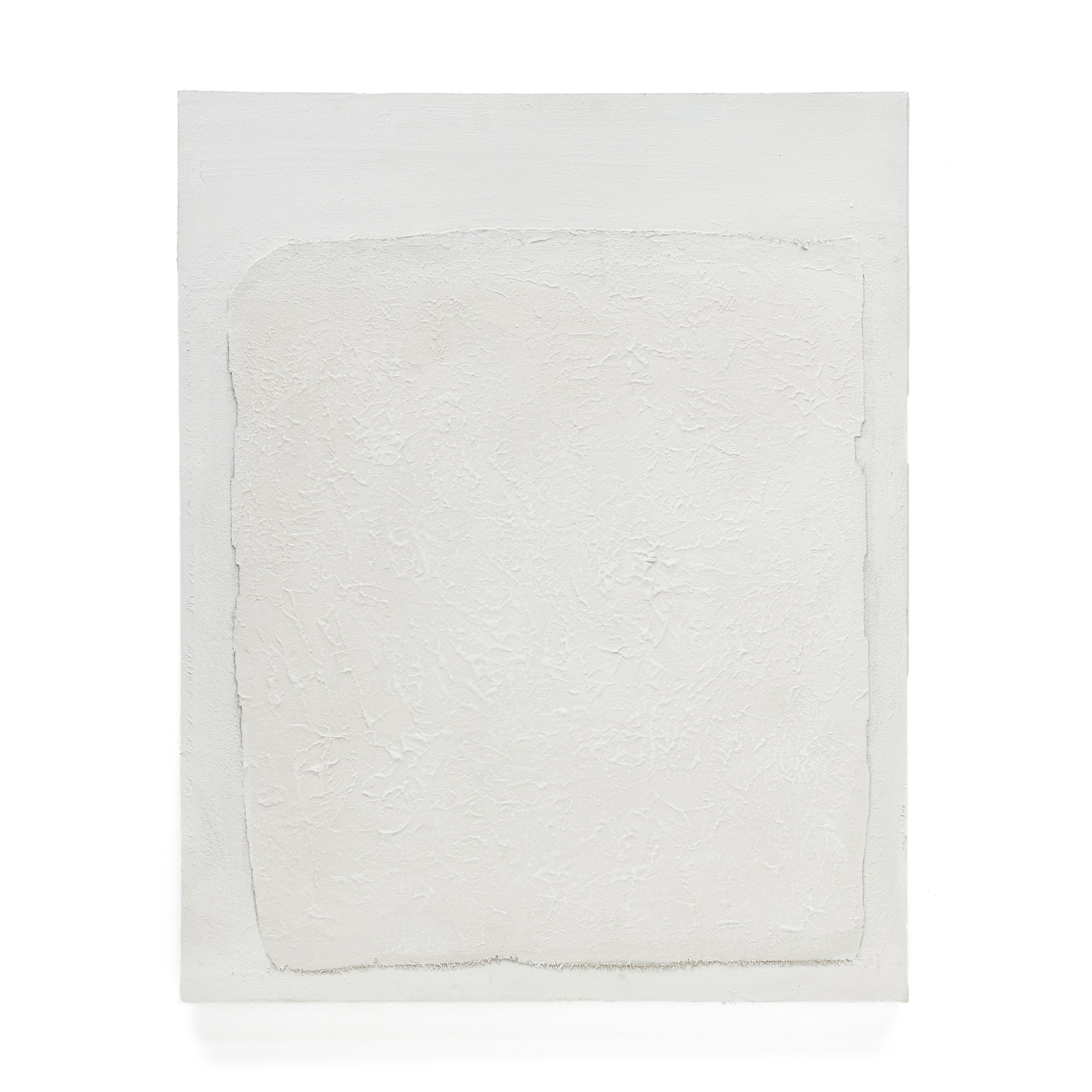 Rodes абстрактный фактурный холст белого цвета 80 x 100 см La Forma (ex Julia Grup)