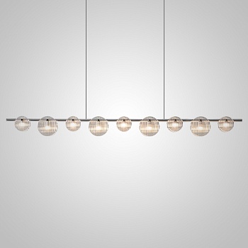 Реечный, рядный светильник RUTGER LONG L170 Chrome by ImperiumLoft