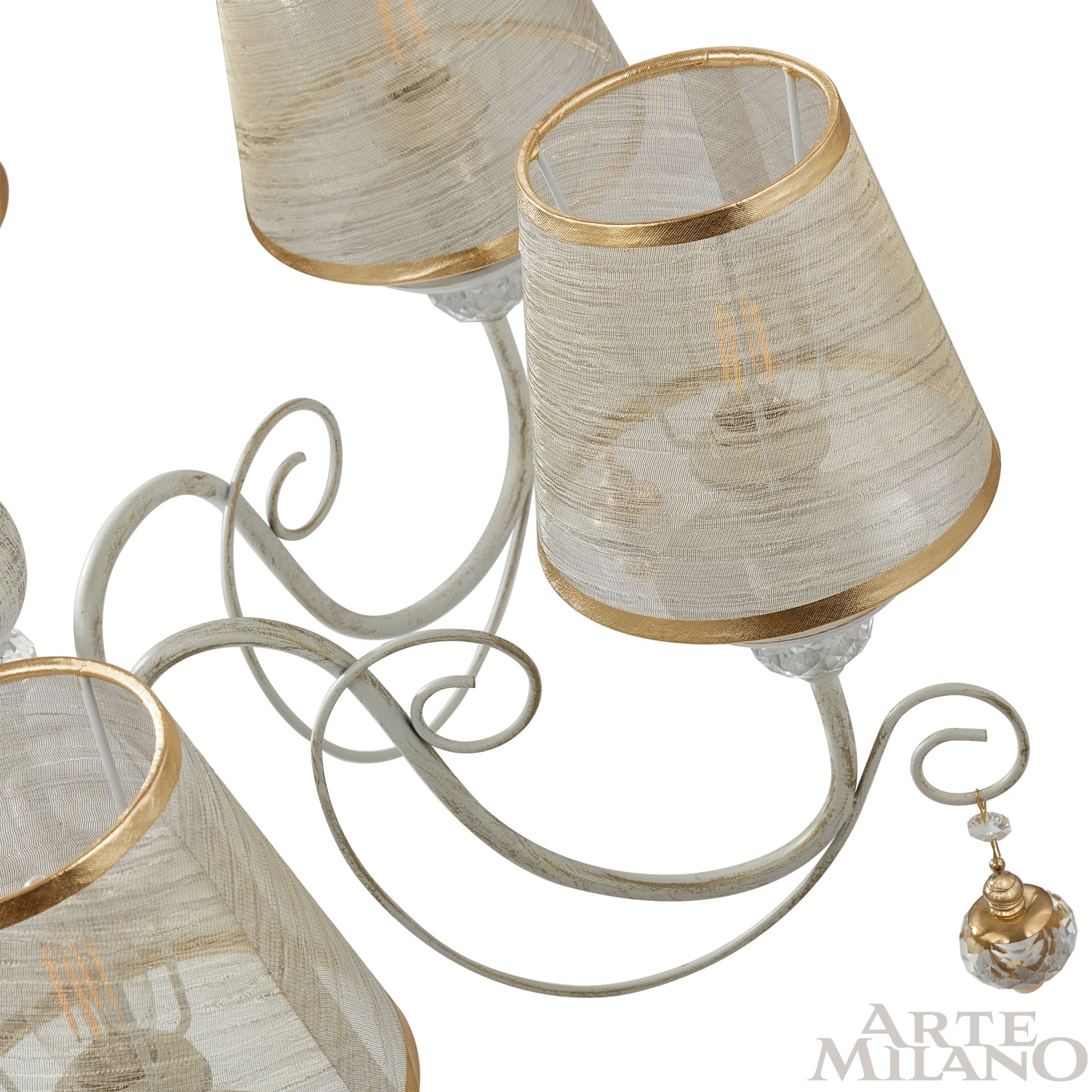 Люстра 347620/8 WT+G Arte Milano