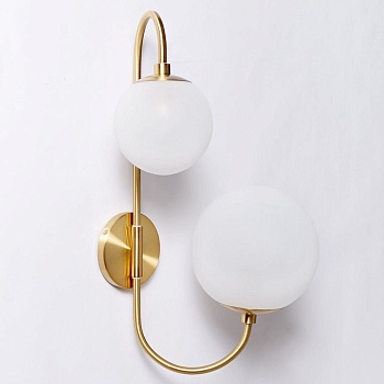 Бра Gooseneck Pelle wall Lamp by ImperiumLoft