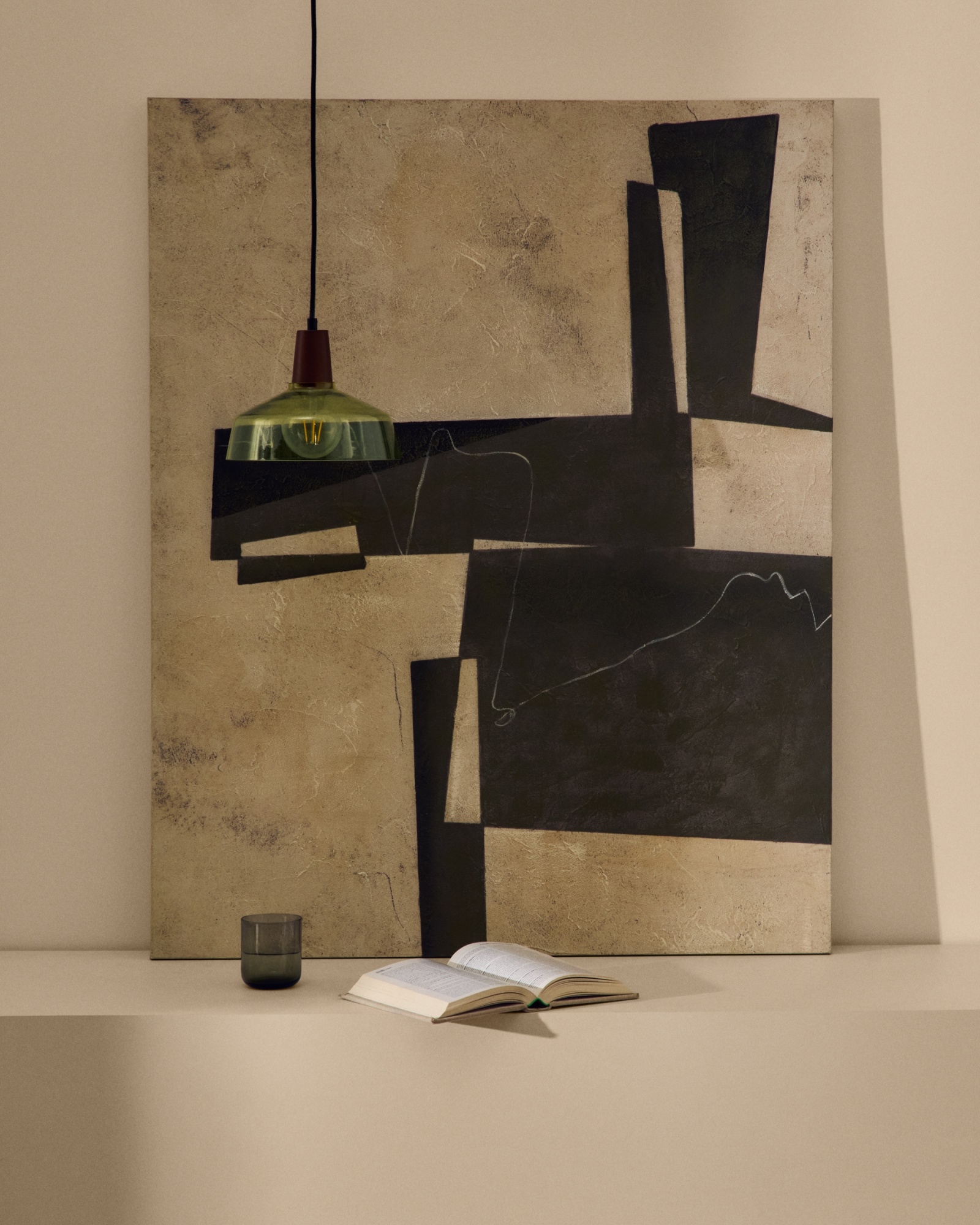 Fida Зеленый абстрактный холст 118 x 94 см La Forma (ex Julia Grup)