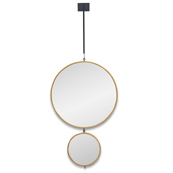 Tandem L Gold Зеркала на подвесе 30см Art-Zerkalo SM182GL