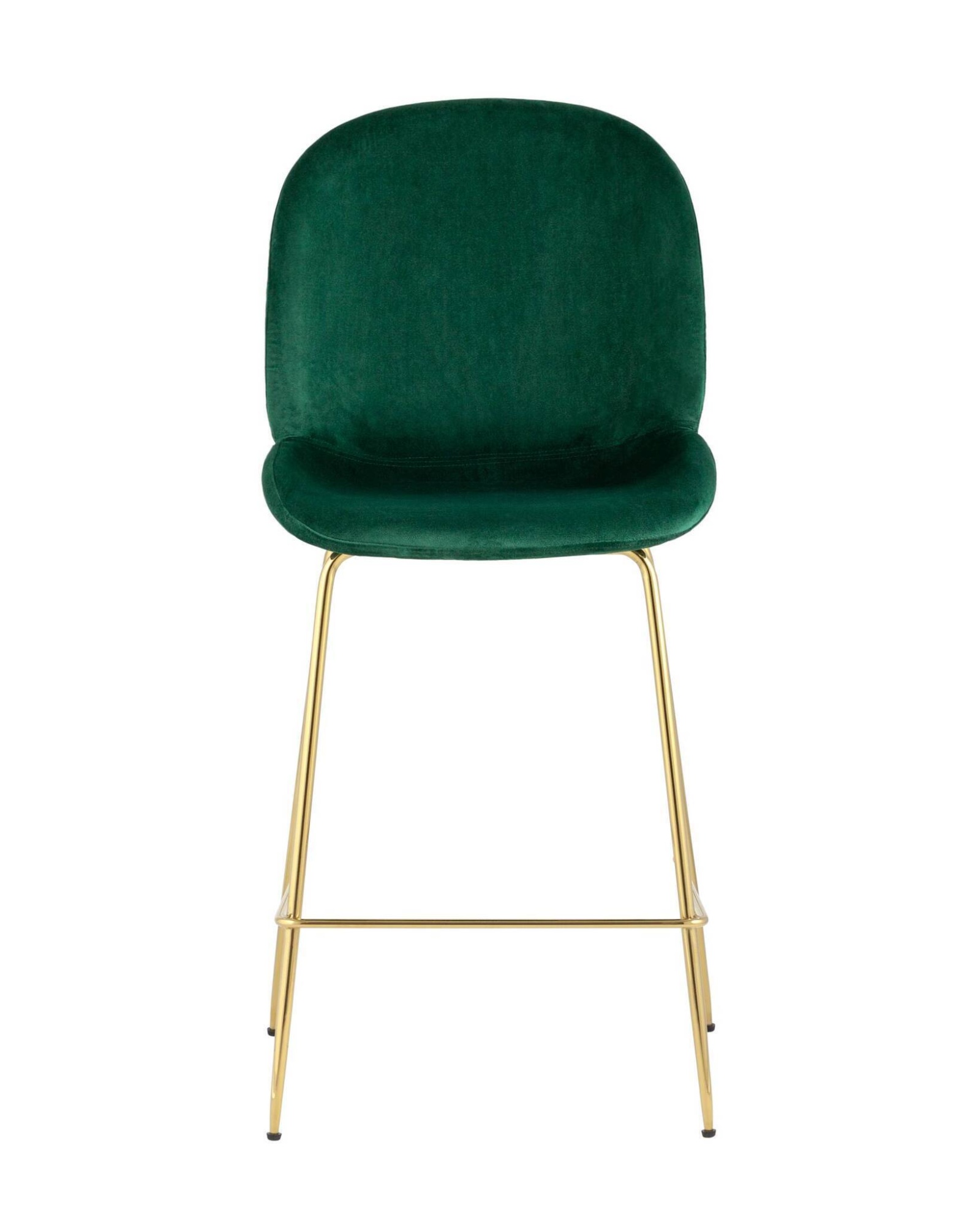 Стул полубарный Beetle со спинкой изумрудный Stool Group