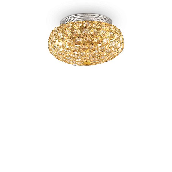 Потолочный светильник Ideal Lux KING PL3 ORO 075402