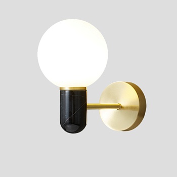 Настенный светильник TWIG Black by ImperiumLoft