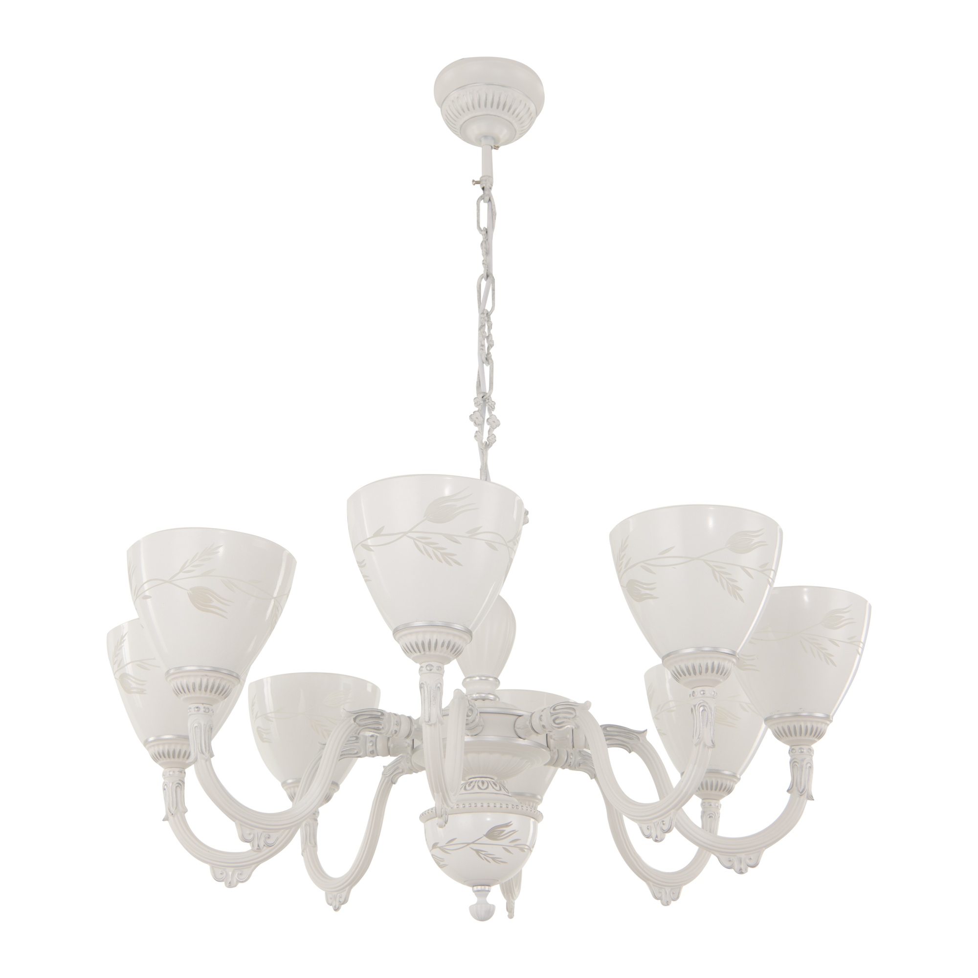 Люстра с плафонами 347837/8 WT+SL Arte Milano