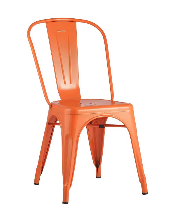 Стул TOLIX оранжевый глянцевый Stool Group