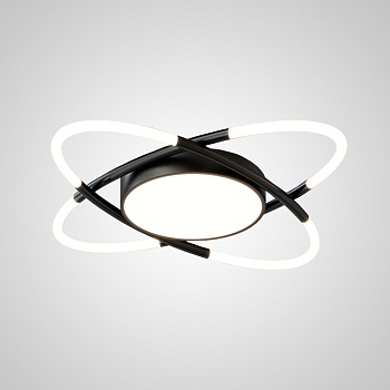 Потолочный светильник IRIA D50 Black by ImperiumLoft