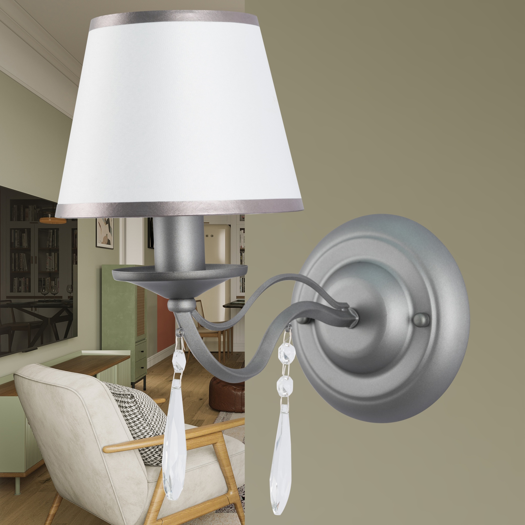 Бра 344710/1W GR Arte Milano