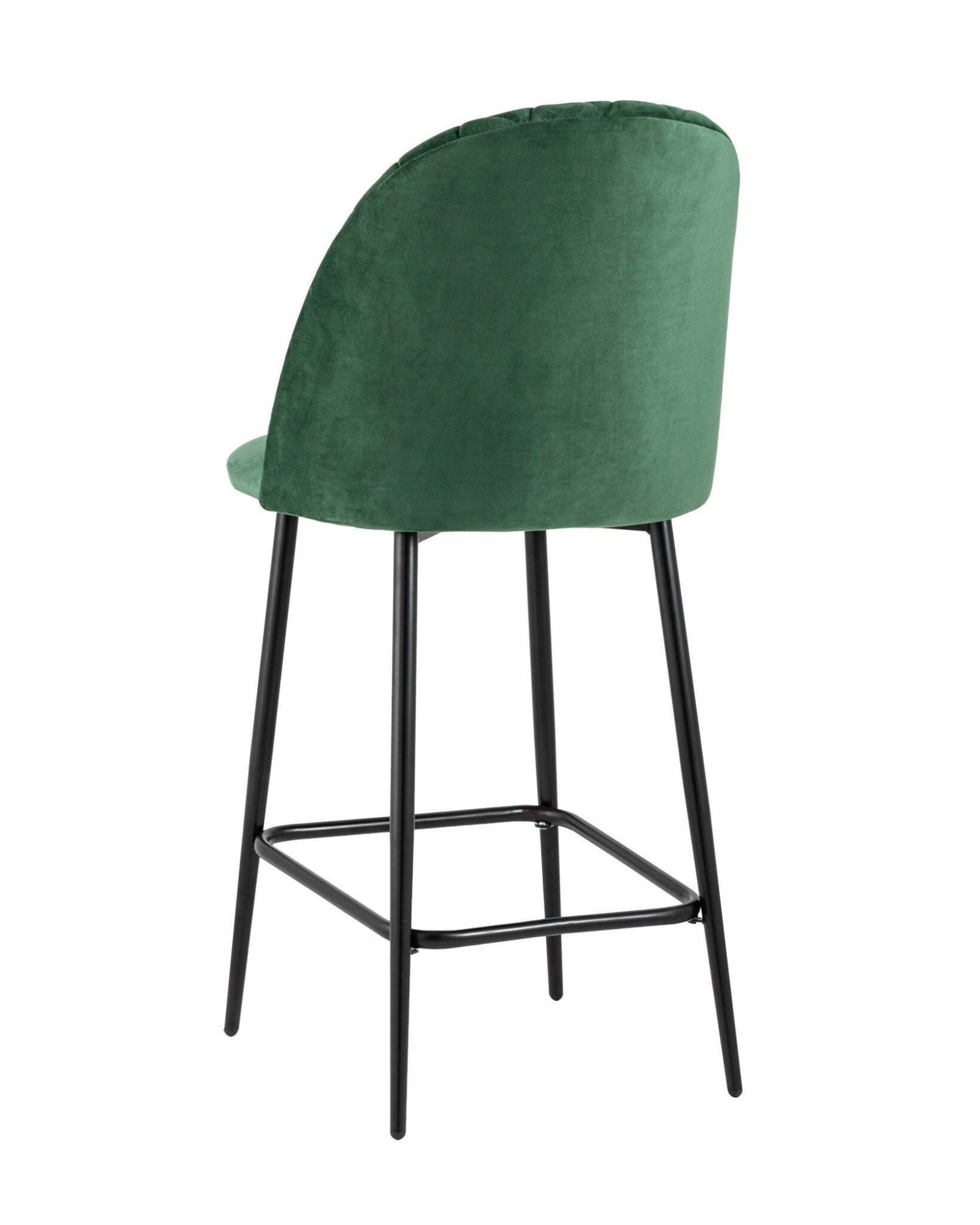 Стул полубарный Марсель велюр зеленый Stool Group