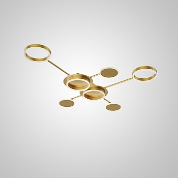 Потолочный светильник ALDAN L110 Brass by ImperiumLoft