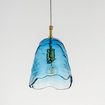 Подвесной светильник CAMPANULE D21,5 Blue by ImperiumLoft