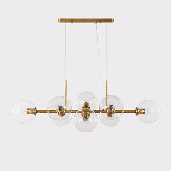 Подвесной реечный светильник DISA Transparent by ImperiumLoft